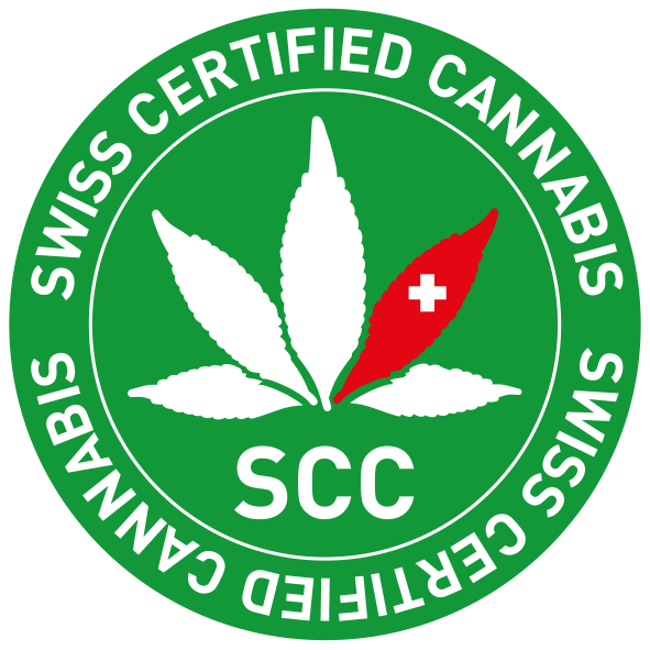 Sainfort CBD Produkte haben SCC Label, Swiss Certified Cannabis